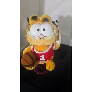Vintage Dakin 1978 / 1981 Garfield #1 Basketball Player Plush